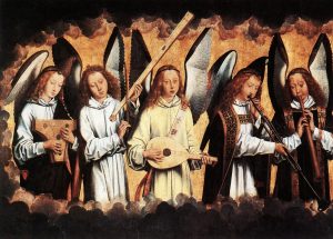 Les anges musiciens - Hans Memling.2